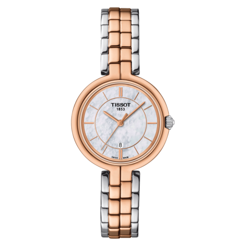 Tissot Flamingo Stainless Steel - Rose Gold/ MOP / Bracelet